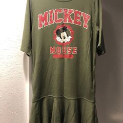 無料・MOUSSY・ワンピース・オリーブ色の画像