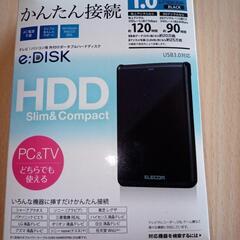東芝REGZA19型液晶テレビ、外付けHDD付きの画像
