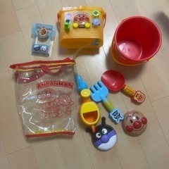 アンパンマン、水遊び、砂遊びセットの画像