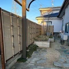 竹垣　目隠しフェンス　取引きの方決まりました