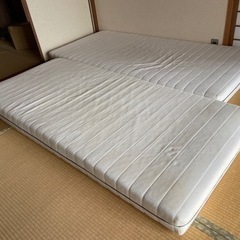 ☆【取引中　無料🍀週末引き渡しOK】シングルベッドマットレス2組...