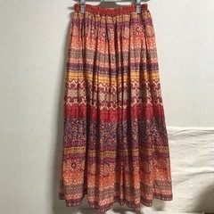 最終価格　柄　ロングスカート