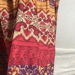 最終価格　柄　ロングスカートの画像