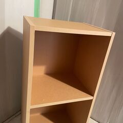カラーボックス　2段　幅37.5㎝　奥行29㎝　高さ73㎝　＃25539の画像