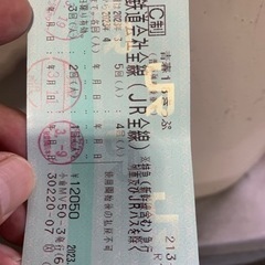 18切符　きっぷ　残り2回分