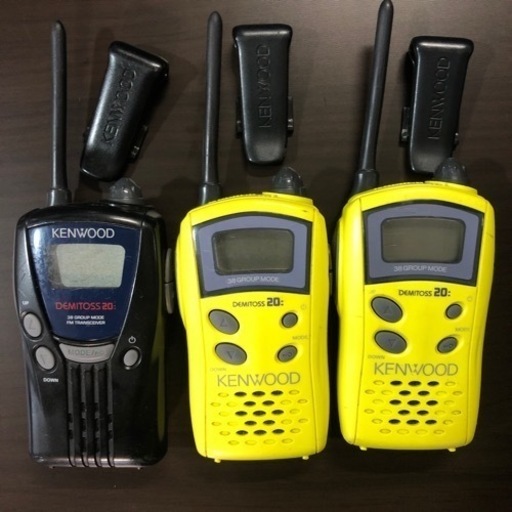 KENWOOD FMトランシーバー 3台セット UBZ-LK20 楽天市場】【7/10限定全品ポイントUP】トランシーバー 3台セット