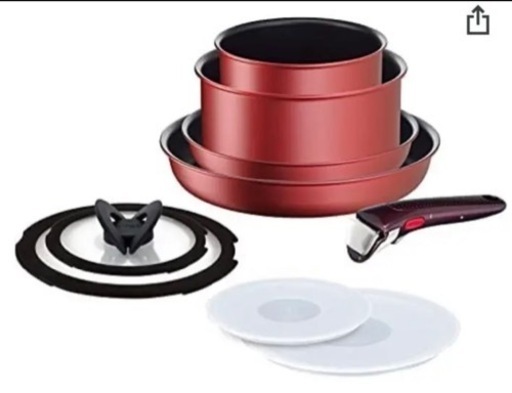 【美品】ティファール　IH対応　鍋・フライパン含む9点セット　インジニオ・ネオ