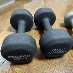 無料　ダンベル、5kg 10kg セットの画像