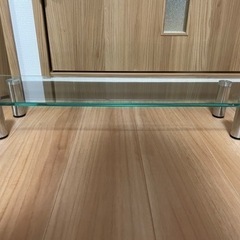 取引中   ガラスモニター台  ニトリ お譲りしますの画像