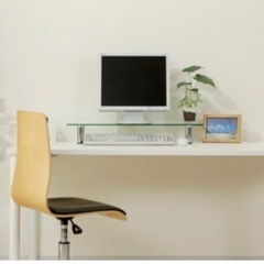 取引中   ガラスモニター台  ニトリ お譲りしますの画像