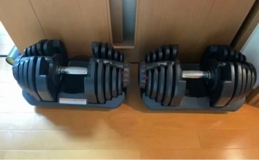 40kg×2個　可変式ダンベ＋トレーニングベンチセット