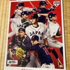 三菱UFJ銀行 WBC侍JAPANクリアファイル 非売品