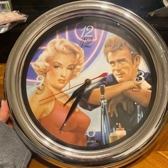 ネオンクロック マリリン・モンローの画像