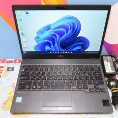 JC0318 富士通 ノートパソコン LIFEBOOK U938/S LTE 軽量 Win11 office2021