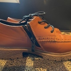 フォーマルシューズ ブラウン 18.5cm 男の子の画像