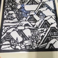 切り絵展示のお知らせ