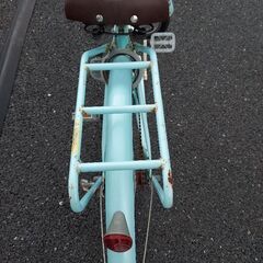 さびてるけどまだまだ乗れる自転車の画像