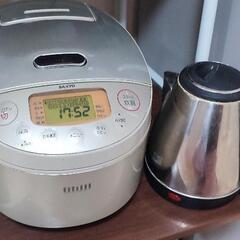 圧力IH炊飯器+電気ケトル
