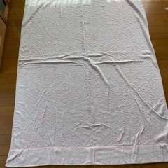 タオルケット ローズ柄の画像