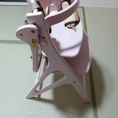 アッフルチェア ピンク 専用セーフティベルト付き