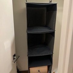 吊り収納 2こ洋服収納 クローゼット収納 帽子収納 カバン収納の画像