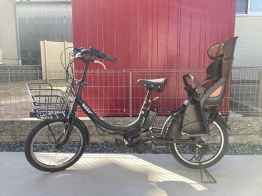電動アシスト自転車　ブリヂストン　ビッケ2e  チャイルドシート　20インチ