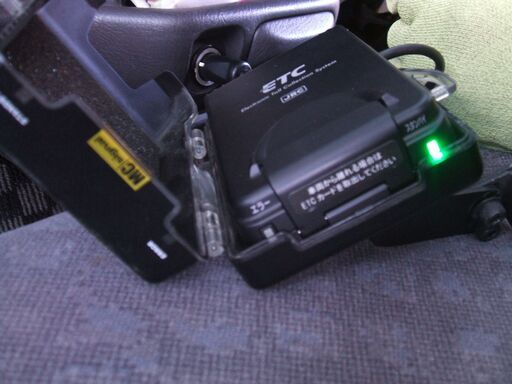 ＥＴＣ一体型（バイク用）カバー付き　中古