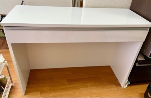【値下げ】ディノス 間仕切りキッチンカウンター カウンターデスク 幅120cm