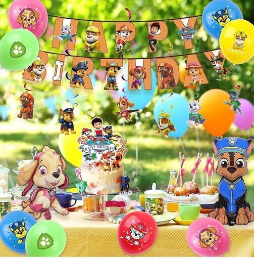 パウパトロール　誕生日　飾り