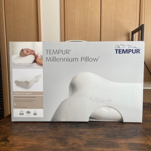 【新品未使用】凹型立体フォルムのテンピュール枕/Lサイズ