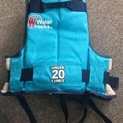 ライフジャケット　子供用　釣り　3歳4歳5歳6歳　water rock'sの画像