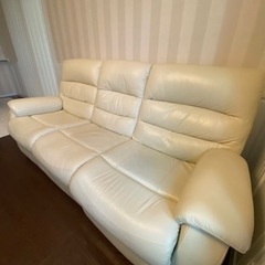 【SKY_758様専用】ニトリ　電動リクライニングソファー3人掛け