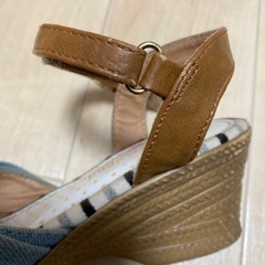 sugasuga可愛いデニムのサンダル　20㎝の画像