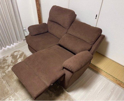 二人掛け　電動ソファー　美品