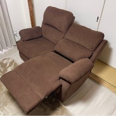 二人掛け　電動ソファー　美品の画像