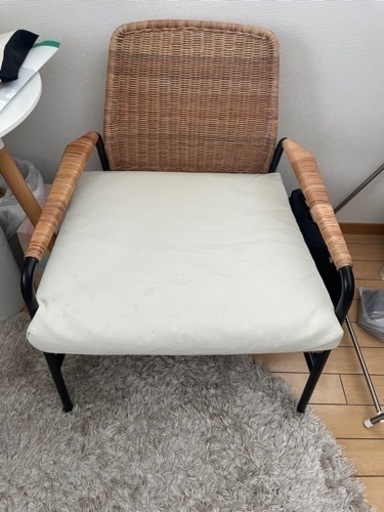IKEA ラタン　チェア　