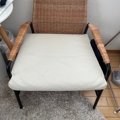 IKEA ラタン　チェア　