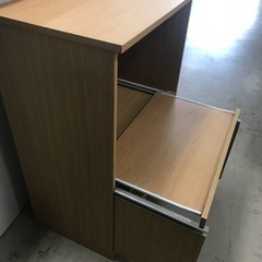 取引場所　南観音　K 2303-772 キッチンキャビネット　ナチュラル　中古美品の画像