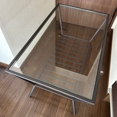 ローテーブル　ガラスの画像