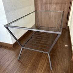ローテーブル　ガラスの画像