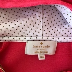 値下げ【中古】kate spade パーカー　120の画像