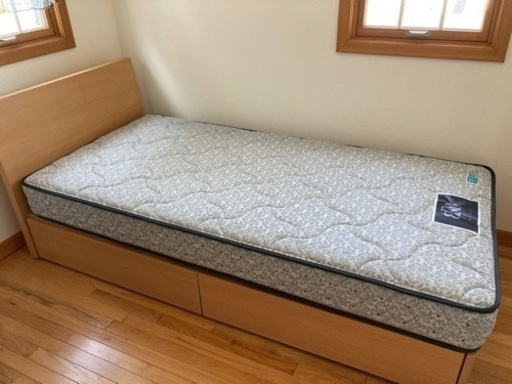 フランスベッド＆マットレス　シングル　美品　【残り1セット】