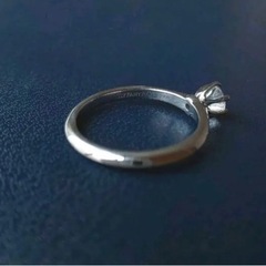 ⭐︎値下げ⭐︎TIFFANY ダイヤモンドプラチナリングの画像