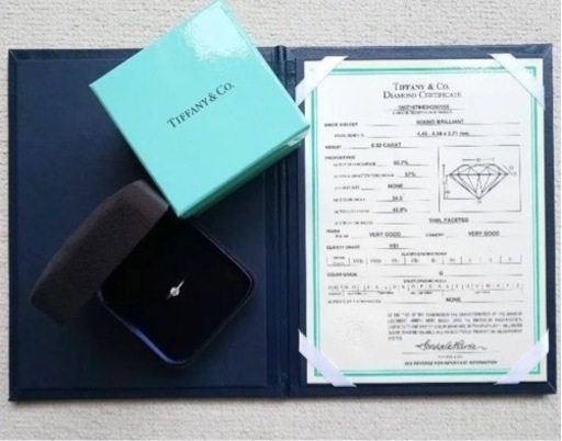 ⭐︎値下げ⭐︎TIFFANY ダイヤモンドプラチナリング