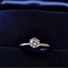 ⭐︎値下げ⭐︎TIFFANY ダイヤモンドプラチナリングの画像
