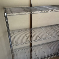 スチールラック4段　高さ126センチの画像