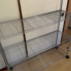 スチールラック4段　高さ126センチの画像