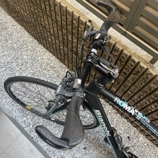 ★通勤仕様・カスタム多数★ ビアンキ ローマ2 BIANCHI ROMA Ⅱ  ブラック 2015年 クロスバイク ロードバイク 自転