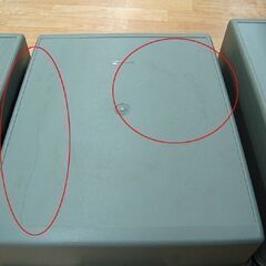 タッパーウェア スーパーケース3点セット 幅37×奥行45×高さ15.5/12㎝ グリーン系 収納ケース 衣装ケース Tupperware 札幌市 清田区 平岡の画像