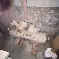 期間限定出品 プロ用大型工具 取りに来て頂ける方限定 パネルソー 集塵機 エアコンプレッサー ホゾトリ グラインダーの画像